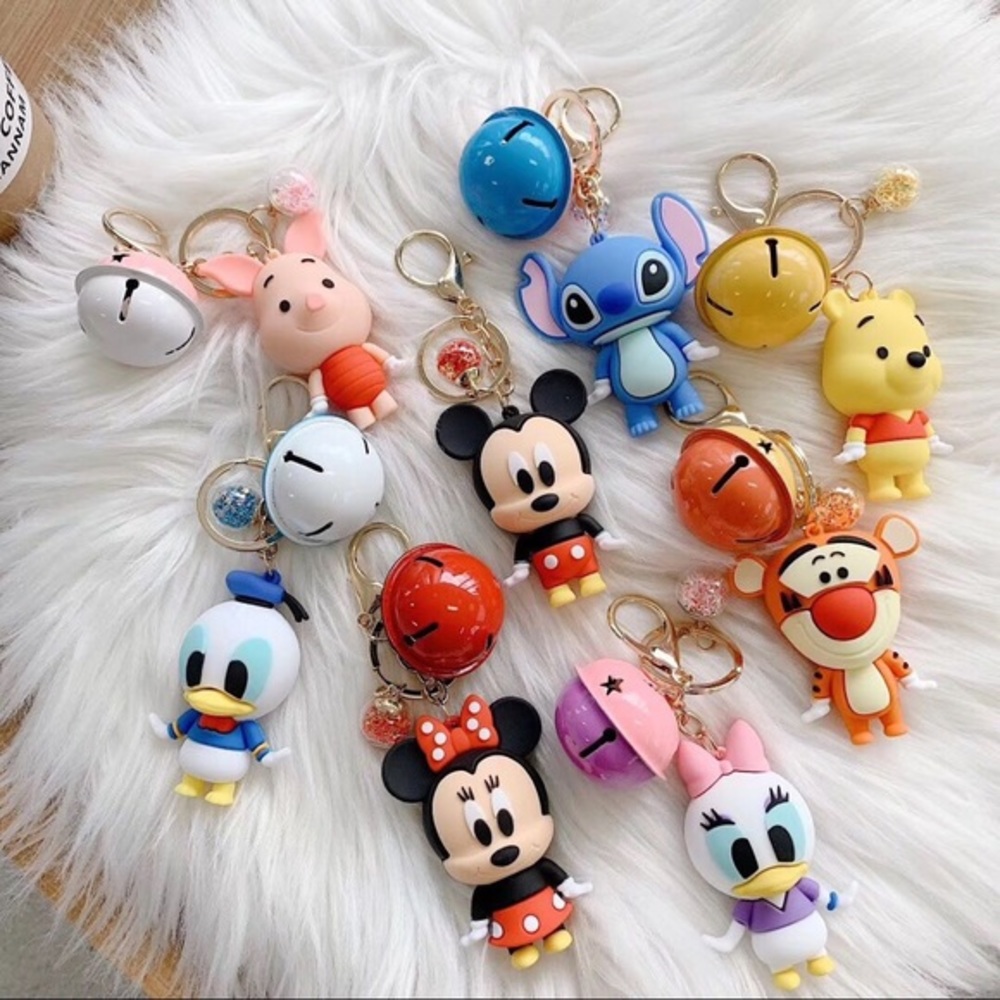 Cute Cartoon Keychains Pendant Keyring